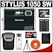 Olympus Stylus 1050 SW 10.1MP Waterproof / Shockproof Digital Camera (Black) + Olympus 2GB xD-Picture Card + Spare Li-42B Battery + Case + Accessory Kit