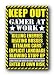 KEEP OUT GAMER AT WORK VIDEO GAME 24X36 POSTER 33309
