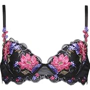 (ワコール サルート) Wacoal Salute 02G Flora P-up 3/4カップブラジャー BTJ402 BL B75