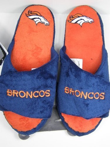Denver Broncos 2011 Open Toe Two Tone Hard Sole Slippers - XL