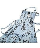 Kitchen Apron - Blue Kitchen Tools by DiMani by DiMani