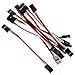 Qiyun 10cm Male to Male Extension Lead Wire Cable for KK MWC Eagle Control Board(pack of 10pcs)