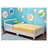 KidKraft Slatted White Toddler Bed 86922