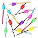 Grips for Pencils 12-Count Assorted Colors 6.5mm ION-PG12