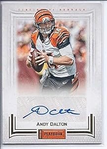 Andy Dalton 2012 Panini Playbook Autograph 5/20 #19 Nrmt - Panini Certified - Autographed NFL Magazines