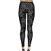 CowCow Womens Black Halloween Spider Web Pattern Leggings