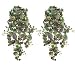 TWO 48" Artificial Frosted Maple Ivy Hanging Bushes