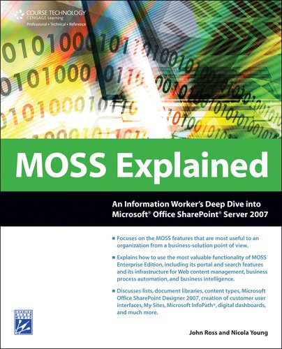 Cover image : Moss Explained: An Information Workers Deep Dive into Microsoft Office Sharepoint Server 2007