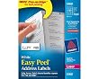Avery&reg; Easy Peel White Mailing Labels for Laser Printers, 1 x 2-5/8 Inches, Box of 3000 Labels (5160)