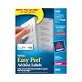 Avery� Easy Peel White Mailing Labels for Laser Printers, 1 x 2-5/8 Inches, Box of 3000 Labels (5160)
