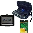 Garmin GPS Bundle Pack Combo: Black Silicone Skin, Black EVA hard shell case, and a Screen Protector / Guard with Lint Cleaning Cloth for use with Garmin Nuvi 200, 250, 260, 270, 205, 255, 265T, and 275T models
