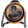 Vornado CR1-0089-16 Heavy-Duty Shop Fan, Yellow and Grey