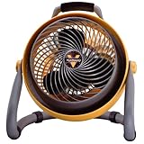 Vornado CR1-0089-16 Heavy-Duty Shop Fan, Yellow and Grey
