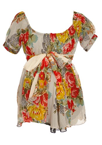 Women's Lauren Kiyomi Printed Silk Chiffon Top (Maternity) - More Colors Available - Buy Women's Lauren Kiyomi Printed Silk Chiffon Top (Maternity) - More Colors Available - Purchase Women's Lauren Kiyomi Printed Silk Chiffon Top (Maternity) - More Colors Available (Lauren Kiyomi, Lauren Kiyomi Shirts, Lauren Kiyomi Womens Shirts, Apparel, Departments, Women, Shirts, Blouses)