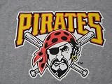Gray Pittsburgh Pirates Baseball 2011 T Shirt Classic Pirate Logo