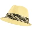 Vent Summer Light Stingy Fedora Trilby Hat Natural L/XL