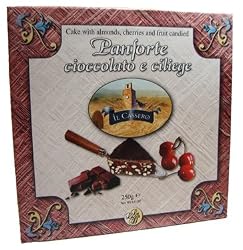 Le Logge Il Casero Panforte Cioccolato E Ciliege Chocolate and Cherry 250 Gr