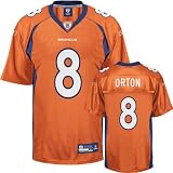 Kyle Orton Orange Reebok NFL Replica Denver Broncos Youth Jersey