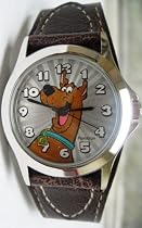ARMITRON CHILDREN'S SCOOBY DOO LEATHER CUFF STRAP WATCH
