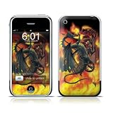 Dragon Wars Design Protective Skin Decal Sticker for Apple iPhone (2G)1st Generation