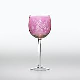 Lenox Crystal Etchings Balloon Wine(s) - Cranberry