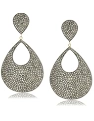 Shery Shabani "Red Carpet" Diamond Pear Drop Earrings