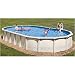 Tahitian 15ft x 30ft Oval 54in Hybrid Above Ground Swimming Pool with 8in Top Rails