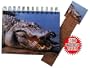 Alligator 3-D Photo Album With FREE Bonus 3-D Bookmark