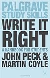 Write It Right: A Handbook for Students (Palgrave Study Guides)