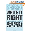 Write It Right: A Handbook for Students (Palgrave Study Guides)