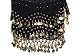Professionnel Femmes danse du ventre- Ceinture décorée de pièces d'or sur Hanche Écharpe / wrap 