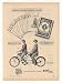 1952 Bicycle Playing Cards Men Tandem Bike Trade Print Ad