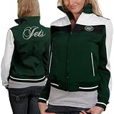 NFL New York Jets Ladies Green Bonded Softshell Full Zip Jacket (Medium)