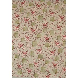 Bird & Cage Cavallini Wrap or Decoupage paper,vintage look poster or prints