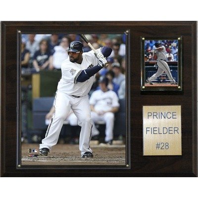 MLB Milwaukee Brewers Prince Fielder Player Plaque