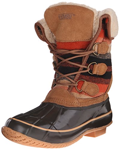 Khombu Women's Jilly KH Cold Weather Boot, Brown Print, 8 M US