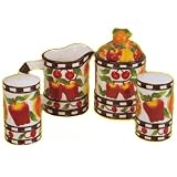 Fruit Delight Collection Deluxe Sugar Creamer Salt & Pepper Set