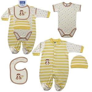 Hudson Baby Gift Set, 5 Piece, Baby Owl