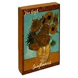 Pomegranate Van Gogh Sunflowers Standard Boxed Note Card Set (Pack of 2)