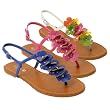 Sunny Feet by Journee Floral Vamp Womens Sandals Sunny Feet by Journee Floral Vamp Womens Sandals