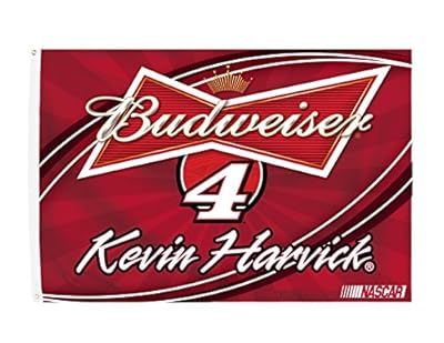 Kevin Harvick #4 3x5 SIGNATURE Flag w/grommets RR Outdoor House Banner Nascar Racing