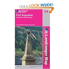 Fort Augustus, Glen Albyn and Glen Roy (OS Landranger Map Series)
