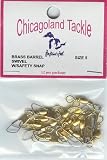 Brass Barrel Swivel with Safty Snap Size 5 (144 Pcs)