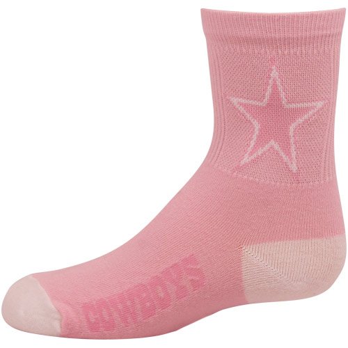 Dallas Cowboys Preschool Pink Team Logo Socks