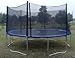 ExacMe 14′ Ft 6W Legs Trampoline w/ Safety Pad and Enclosure Net and Ladder All-in-one Combo Set
