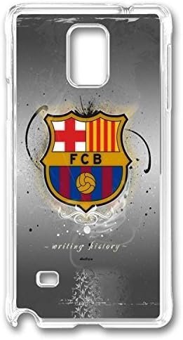 Note 4 Case, Galaxy Note 4 Case, Unique Design Shock absorbing Hard PC Clear Protective Case Cover for Samsung Galaxy Note 4 - Fc Barcelona