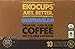 EKOCUPS Artisan Guatemalan Coffee, Medium Roast, Organic Fair Trade, in Recyclable Single Serve Cups for Keurig K-cup Brewers, 40 count