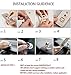 Phone Holder Magnetic，LLUNC 2 in 1 Premium Car Mount| 360 Rotation | Finger Ring Grip | Magnetic Car Cell Phone Holder | For All Sizes of Phones - Rose Gold