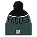 New Era Philadelphia Eagles 2015 Sport Knit Cuffed Pom Knit Cap/Beanie