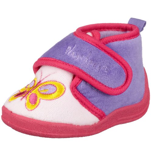 Playshoes Hausschuh Schmetterling 201743, M&auml;dchen Hausschuhe